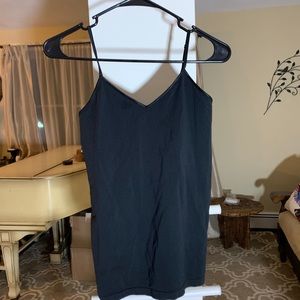 Black V-neck tank top, Banana Republic, size small, adjustable straps